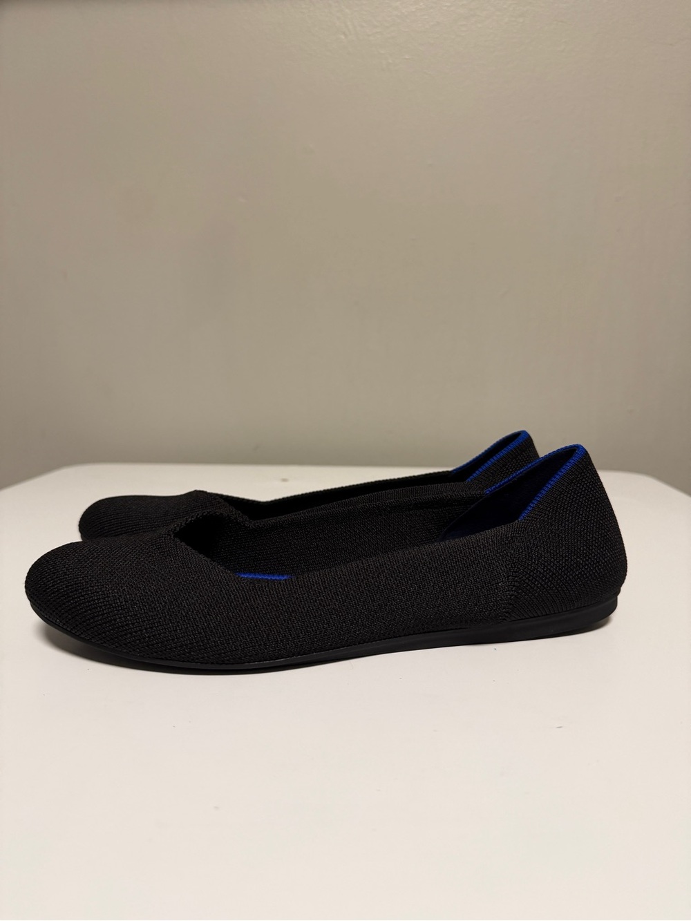 Rothy's The Point Black Slip On Flat Shoes Women's US 8.5 UK 6 EU 39